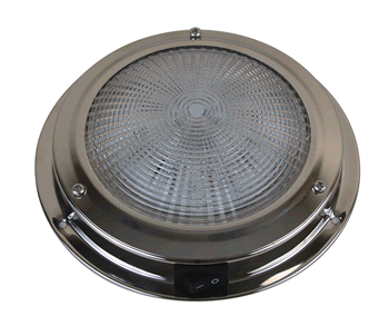 Scandvik Dome Light Ss 5.5" Led Ss [P41324P]
