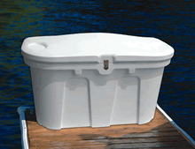 Taylor Made Storage Box Dock & Patio-White [123650]