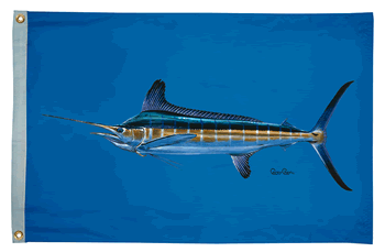 Taylor Made White Marlin Flag 16"X24" [1923]