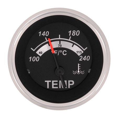 Seastar Water Temp Gauge 2" I/O-Ib [67020P]