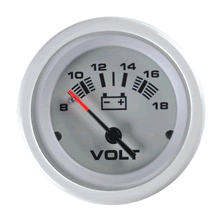 Seastar Voltmeter 12v 8-18v Arctic [68383P]