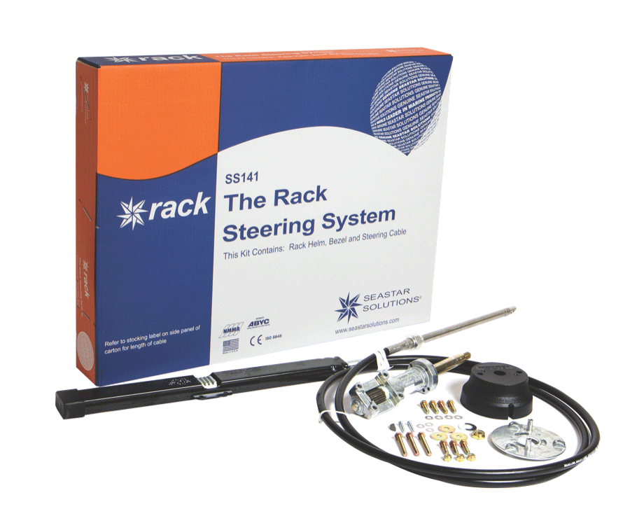 Seastar Sgl Back Mt Rack Pkg 10' [SS14110]