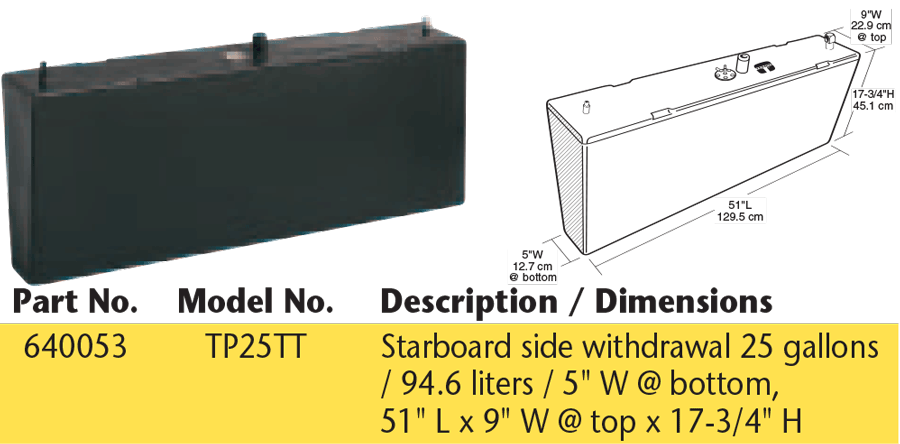 Tempo Plastic Tank Pmnt 25g [640053]