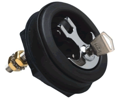 T-H Marine Lift Handle Black Locking [ALC-1-DP]
