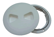 T-H Marine Deck Plate 4" White [DPSLP-42-DP]