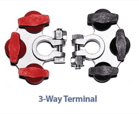 T-H Marine Batt Terminal Multi 3way [HYBT-3-DP]