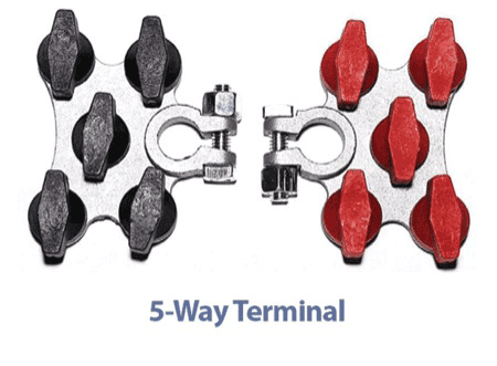 T-H Marine Bat Terminal Multi 5 Way [HYBT-5-DP]