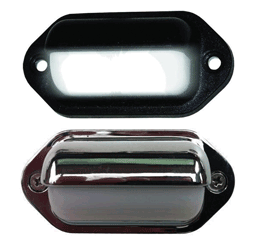 T-H Marine Black Led Courtesy Light White [LED-51816-DP]