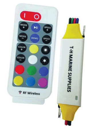 T-H Marine Rgb Led Light Control/Remote [LED-RGBCONT-1-DP]