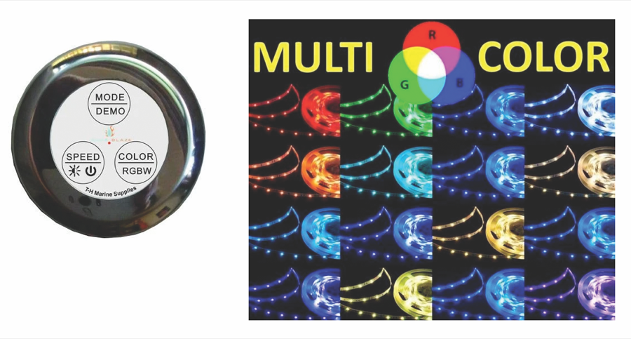 T-H Marine Rgb Led Light Controller [LED-RGBCONT-2F-DP]