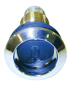 T-H Marine 1 1/2" Thru-Hull Scupper Chrm [RFTH-2BCP-DP]