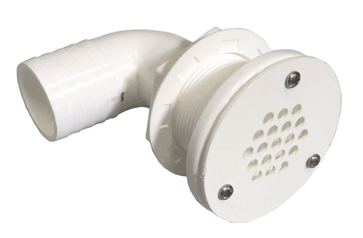T-H Marine 1 1/2" 90 Deg Thruhull White [TH-1592G-B]