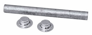 Tie Down Roller Shaft 5/8"X13-1/4" Galv [86189]