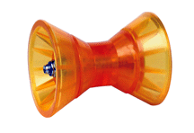Tie Down Pvc Roller Assy W/End Caps 3" [86143]