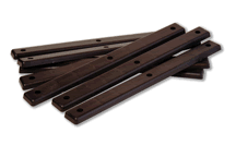 Tie Down Bunk Slicks 1-3/4"X17" Black [86170]