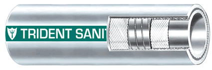 Trident Sanishield Hose 1-1/2"50' White [102-1126]