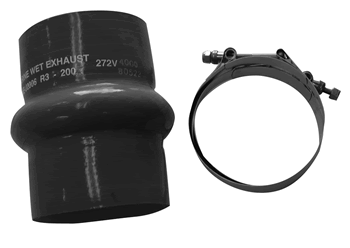 Trident Hump Hose 3" Vht W/Ss Clamps [272V3000SS]