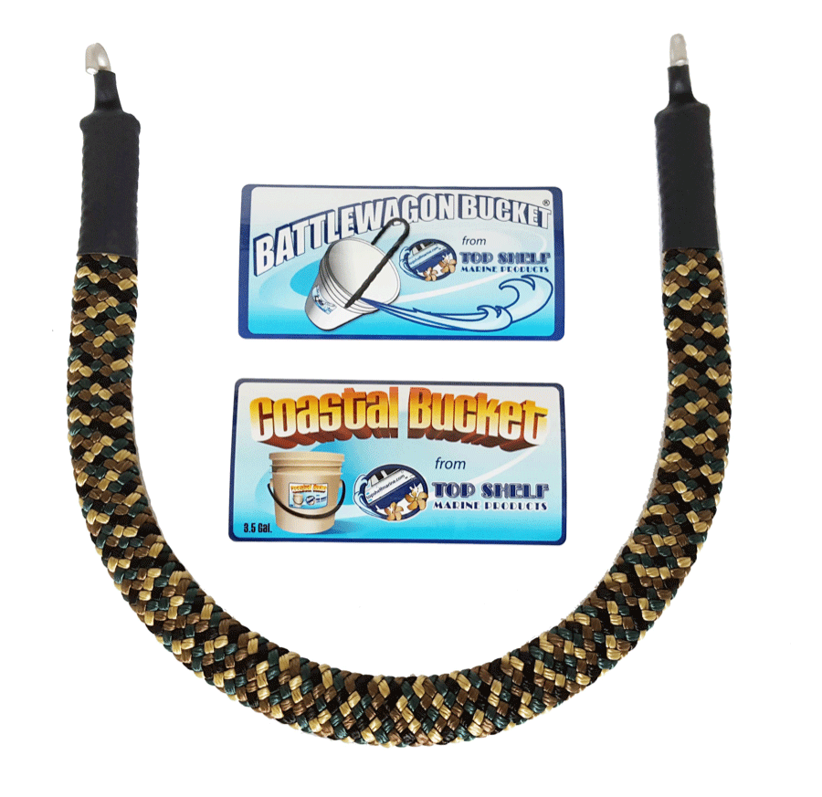 Top Shelf Marine Rope Handle Only Green Camo/Black [02- BWB-HO-CAMO/Black]