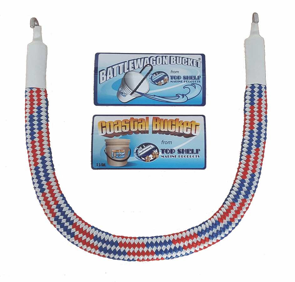 Top Shelf Marine Rope Handle Only Red/Wh/Blue [02- BWB-HO-RWB]