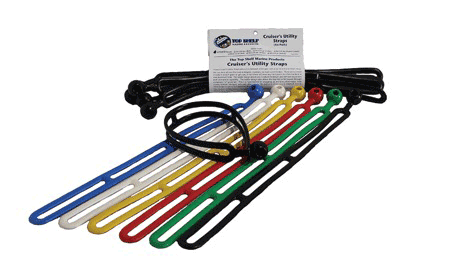 Top Shelf Marine Utility Straps (6 Pk) Black [02-CUS-BL]