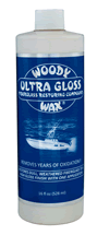 Woody Wax Ultra Gloss Fiberglass Restoring Compound 16 oz