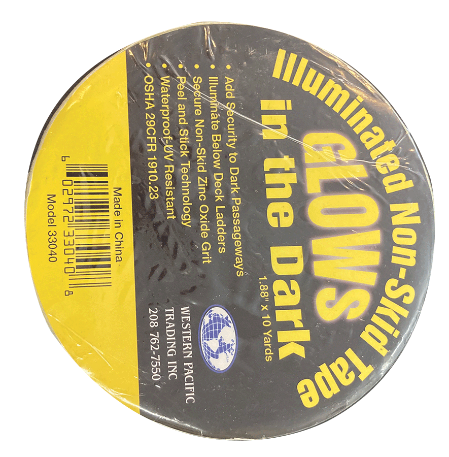 Western Pacific Trading Non Slip Tape 1.88"X30' Glow [33040]