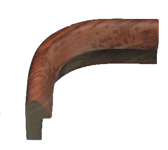 Seateak Rail Molding Outside Corner [60833]