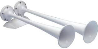 AFI Dual Trumpet Air Horn 10122 White
