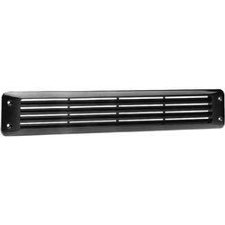 Attwood Black Plastic Flush Louvered Vent