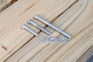 Tie Down Lag Bolt Set Galvanized Dock Hardware